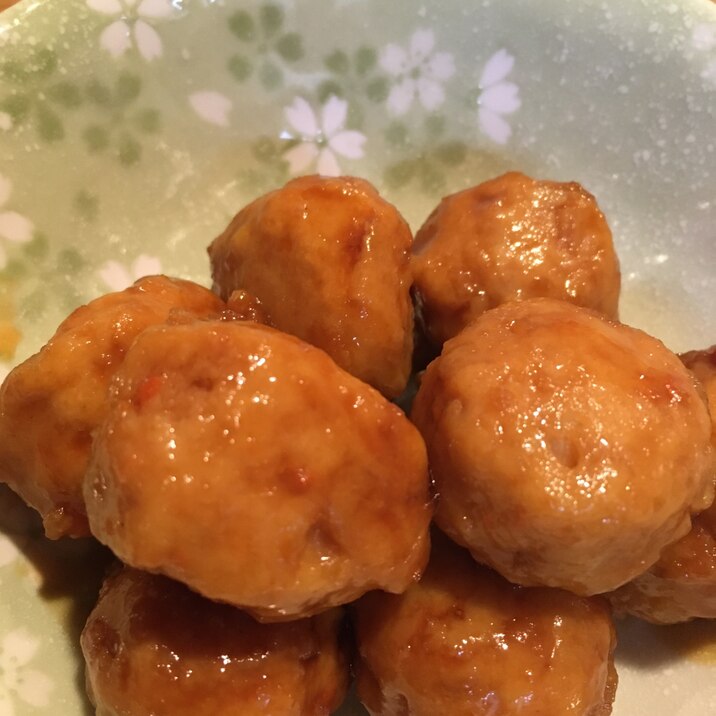 鶏肉団子の照り煮